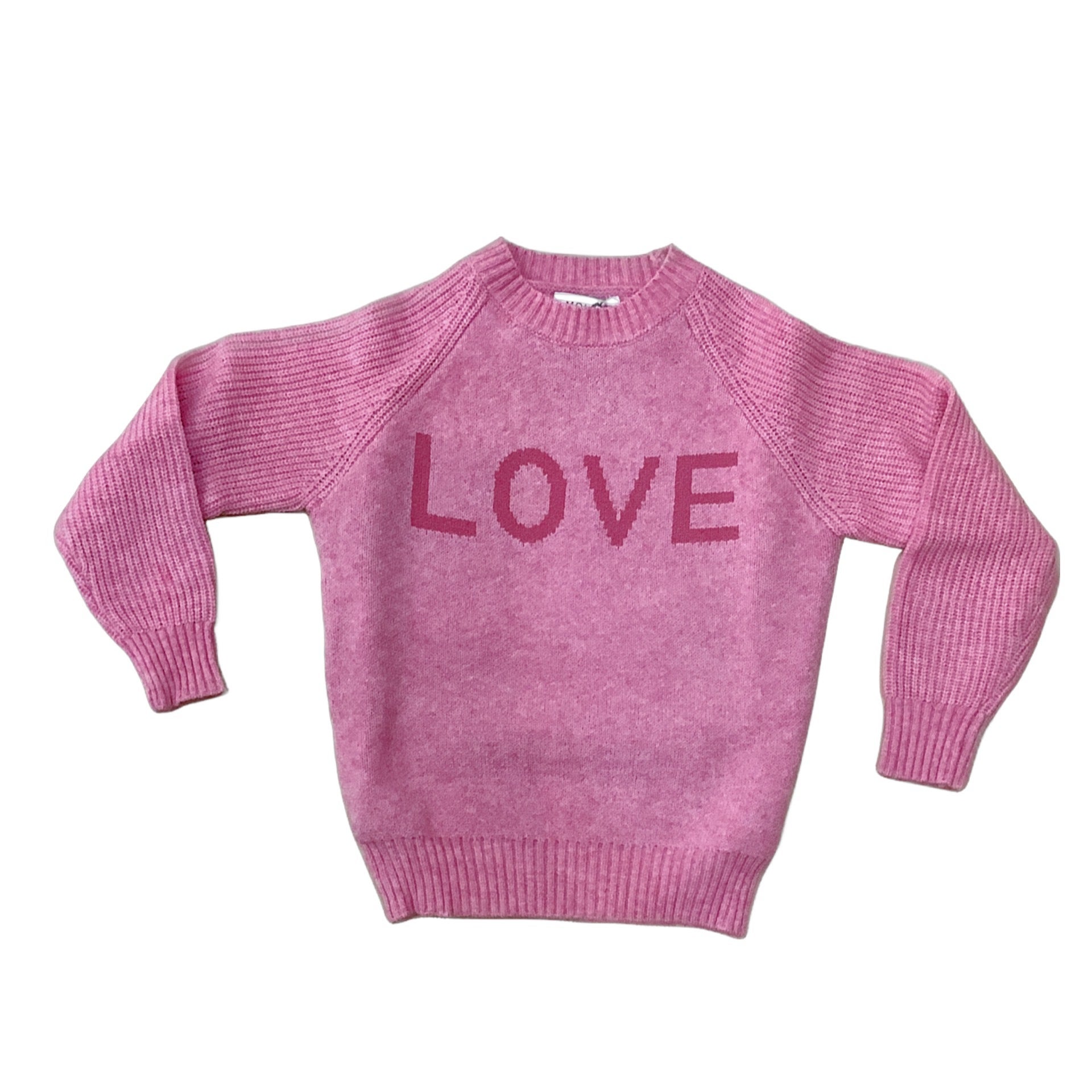 MOLLY BRACKEN - KNIT SWEATER, LOVE MESSAGE